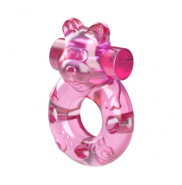 BAILE - Cute Bear Male Vibrating Delay Cock Ring